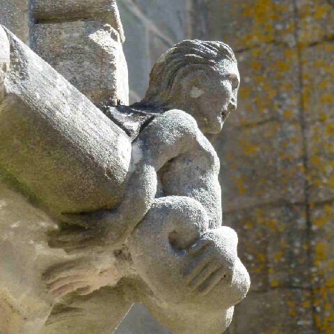 Z2505-15 GDG Ouest à Vitré 046b Eglise ND Chaire détails