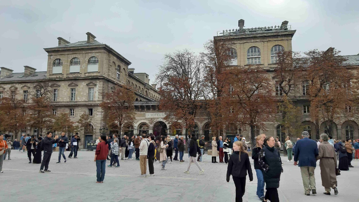 Z2510-10 AG GDG Paris 21 - Vue sur l'hôtel Dieu