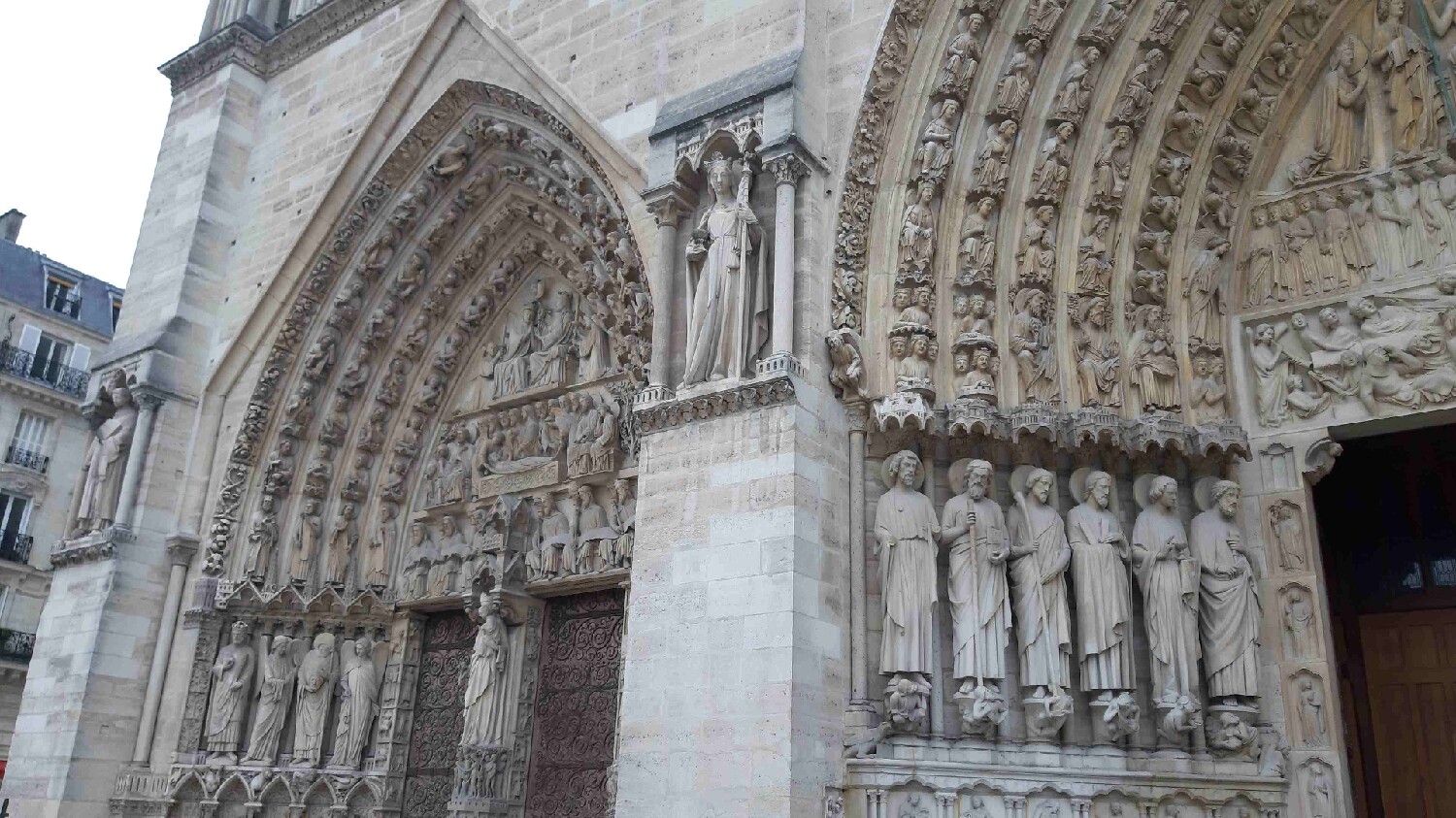 Z2510-10 AG GDG Paris 29 - Porte nord de la cathédrale