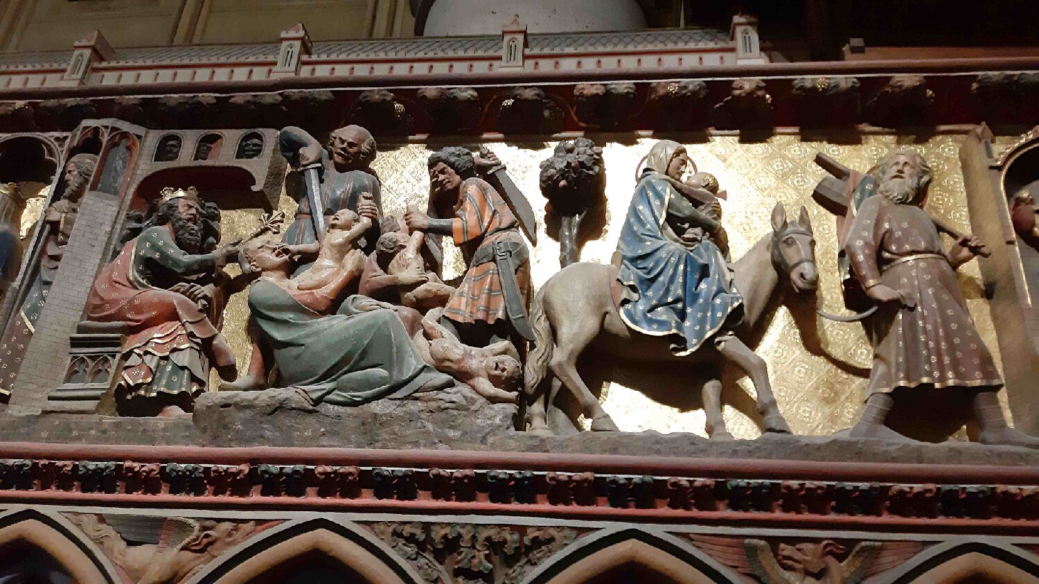 Z2510-10 AG GDG Paris 42 - la cathédrale - le massacre des Innocents et la fuite en Egypte