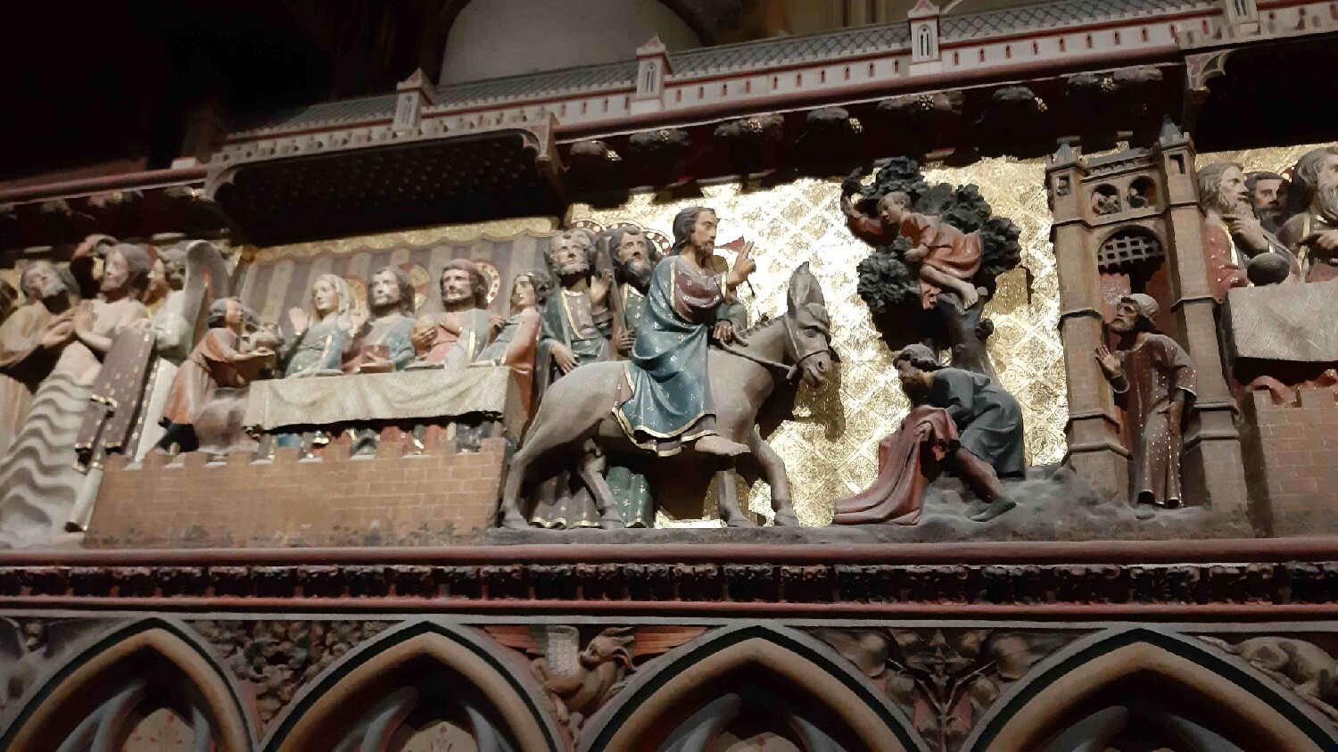 Z2510-10 AG GDG Paris 45 - la cathédrale - l'arrivée de Jésus à Jérusalem, Rameaux