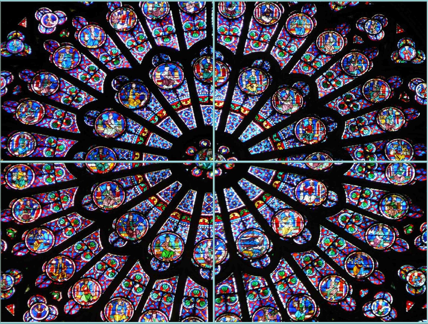 Z2510-10 AG GDG Paris 55c - Rosace nord - 1250 - Ancien testament