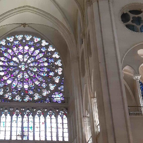 Z2510-10 AG GDG Paris 39 - la cathédrale -  la rosace sud