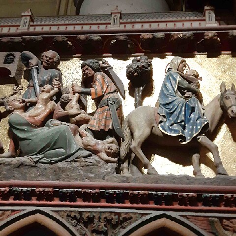 Z2510-10 AG GDG Paris 42 - la cathédrale - le massacre des Innocents et la fuite en Egypte