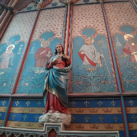 Z2510-10 AG GDG Paris 49 - la cathédrale - détail d'une des chapelles latérales