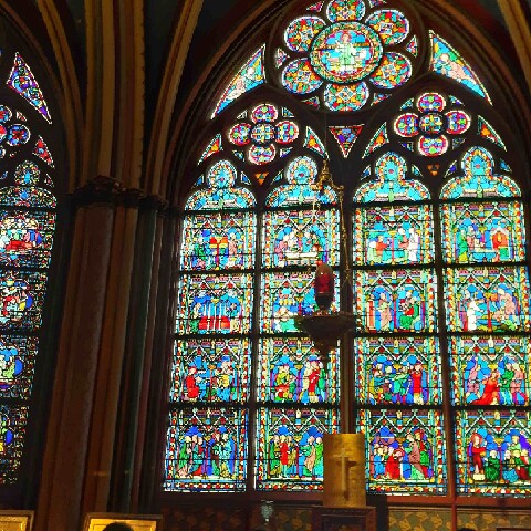 Z2510-10 AG GDG Paris 53 - la cathédrale - Vitrail de l'abside