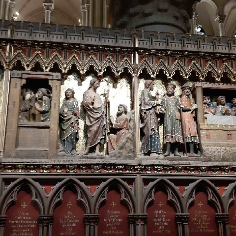 Z2510-10 AG GDG Paris 54b - la cathédrale - Clôture sud du choeur - le Christ apparait