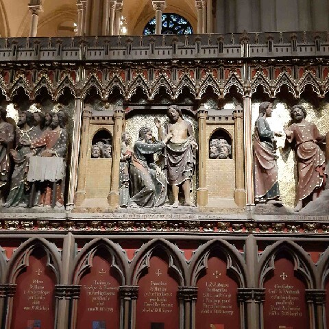 Z2510-10 AG GDG Paris 54c - la cathédrale - Clôture sud du choeur - Apparitions du Christ