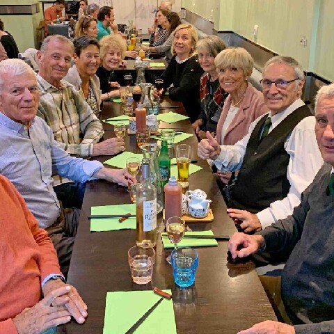 Z2510-10 AG GDG Paris 86 - après le Finex - Diner au resto